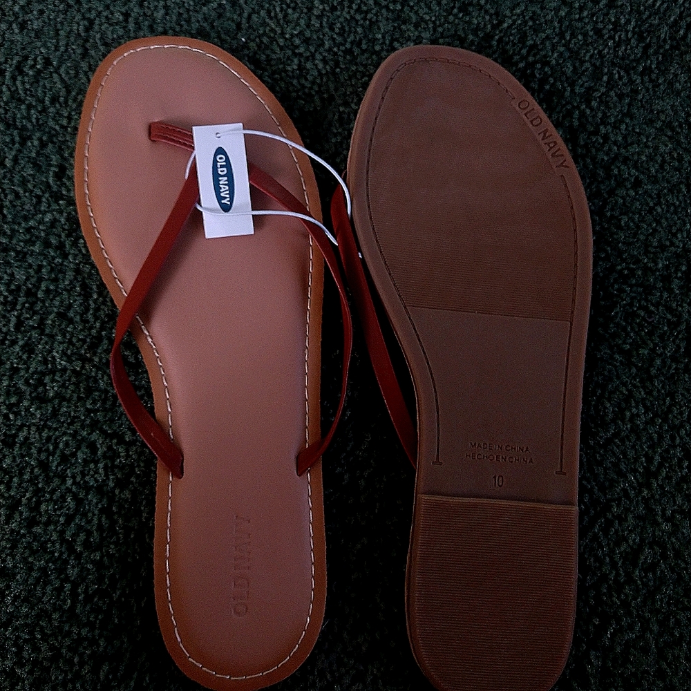 Light Brown Old Navy Dress Sandal W/ Brown Straps